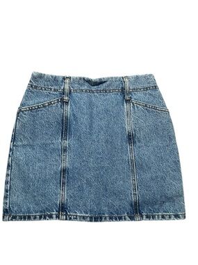 Vintage BONGO Light Blue Denim Mini Skirt Y2K Bratz 90s 2000s Size 7